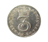 George III 1762 Maundy Threepence - GVF