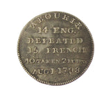 1798 Battle Of The Nile 'Aboukir' 20mm Silver Medalet