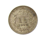 Victoria 1843 Threehalfpence - EF