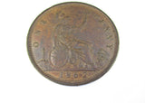 Victoria 1862 Penny - 8/6 In Date - VF