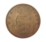 Victoria 1879 Penny - F98 Narrow Date - Fine