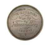 Scotland 1906-07 Edinburgh Dental Hospital 32mm Silver Medal