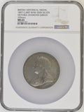 1897 Victoria Diamond Jubilee 56mm Silver Medal - NGC MS65