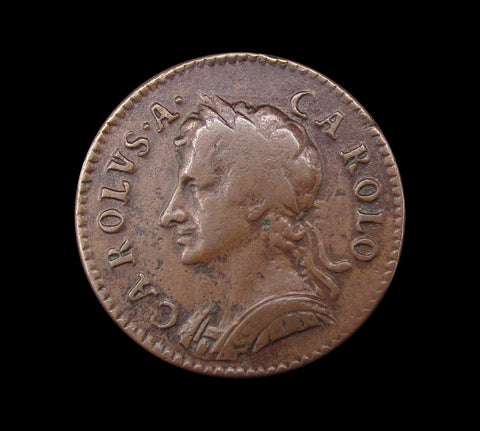 Charles II 1672 Farthing - NVF