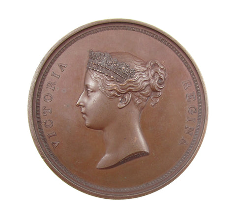 1837 Victoria Visit To The Guildhall 55mm Medal - By Wyon