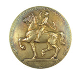 Brussels 1910 World Exposition 70mm Silver Gilt Medal - By Devreese