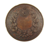 1865 Dublin International Exhibition 75mm Bronze Medal