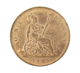 Victoria 1885 Penny - EF