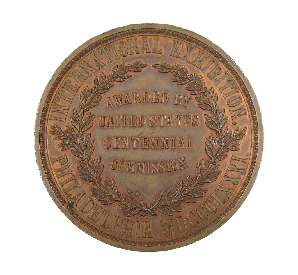 USA 1876 Philadelphia International Exhibition 76mm Medal – Coopers Coins