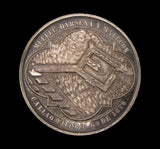 Peru 1870 Callao Harbour Dam 50mm Silver Medal