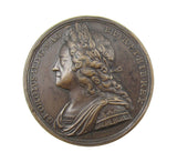 1727 Coronation Of George II 34mm Copper Medal - By Croker