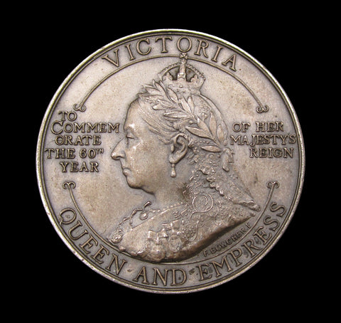 1897 Victoria Diamond Jubilee 38mm Australia Medal - By Bowcher