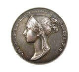 1838 Victoria Coronation 36mm Silver Medal - By Pistrucci