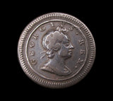 George I 1719 Farthing - Legend Continuous - GF