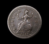 George I 1719 Farthing - Legend Continuous - GF