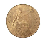 George V 1912 H Penny - A/UNC