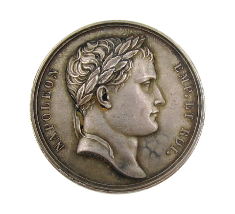 France 1807 Napoleon Victories Of The Year 41mm Silver Medal - By Andrieu