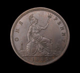 Victoria 1865 Penny - NEF