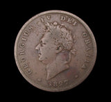 George IV 1827 Penny - VG