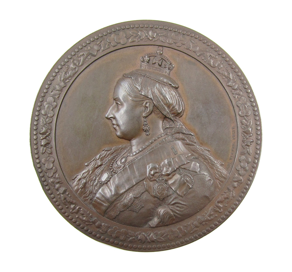 1882 Epping Forest Dedication 75mm Medal - By Wiener – Coopers Coins