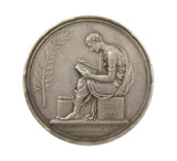 France 1802 Public Instruction 41mm Silver Medal - By Andrieu