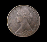 Victoria 1875 H Farthing - Freeman 530 - NVF