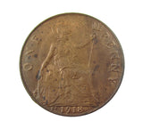 George V 1918 KN Penny - GVF