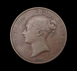 Victoria 1845 Penny - Fine