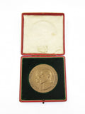 1902 Edward VII Coronation 52mm Cased Bronze Medal - By Frampton