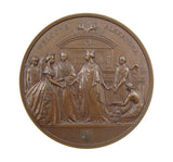 1863 Alexandra Of Denmark Entry Into London 77mm Medal - By Wyon