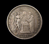 Germany 1717 Reformation Anniversary 32mm Silver Medal