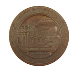 Brussels 1910 World Exposition 70mm Silver Gilt Medal - By Devreese