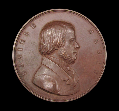 Italy 1848 Daniele Manin Release From Prison 58mm Medal