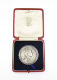 1953 Elizabeth II Coronation 57mm Silver Medal - By Spink & Son