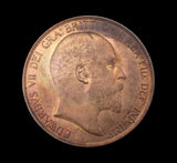 Edward VII 1902 Penny - UNC