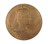 1902 Edward VII Coronation 55mm Bronze Medal - With Envelope