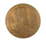 1902 Edward VII Coronation 55mm Bronze Medal - With Envelope