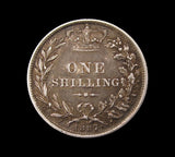 Victoria 1887 Young Head Shilling - GVF