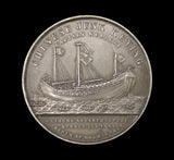 1848 Voyage Of The Junk Keying Captain Kellett 45mm Medal - By Halliday