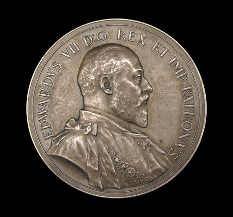 1910 Royal Academy Of Arts 55mm Silver Medal - By Brock