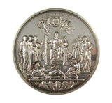 1887 Victoria Jubilee 77mm Silver Medal By Boehm - Cased