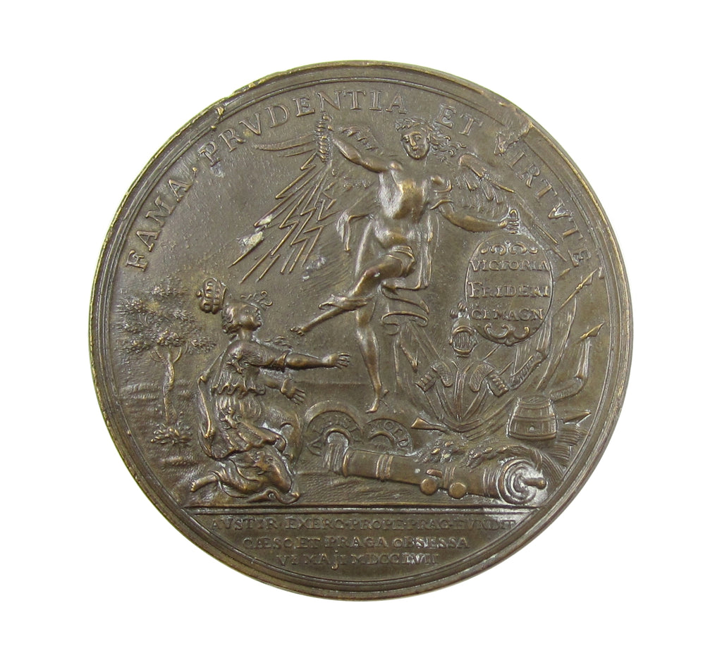 Prussia 1757 Frederick Battle Of Prague 48mm Medal – Coopers Coins