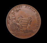 1814 Defeat Of Napoleon 39mm Bronze Medal