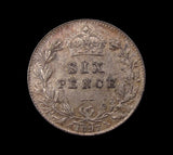 Victoria 1897 Sixpence - NEF