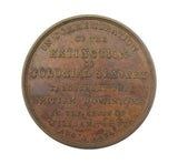 1834 Abolition Of Slavery 43mm Bronze Medal - By Davis