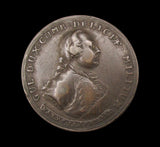 1745 Carlisle Recaptured Jacobite Rebels Repulsed 37mm Bronze Medal