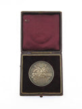 1885 International Inventions Exhibition 45mm Silver Medal By Wyon - Cased