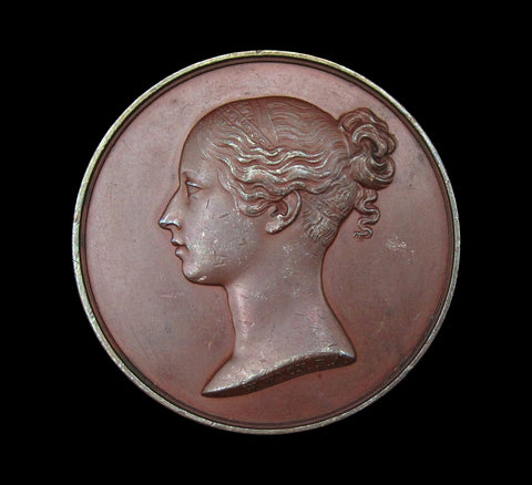 1837 Accession Of Victoria 36mm Bronze Medal - By Wyon