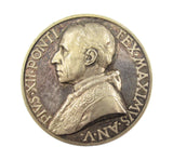 Italy Papal States 1943 Pius XII 44mm Cased Silver Medal