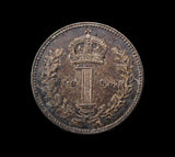 Edward VII 1906 Maundy Twopence & Penny - UNC